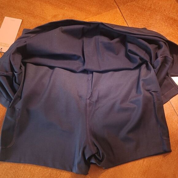 Girlfriend Collective Athletic Gym Workout Tennis Sporty Skort, XL, Black - Picture 3 of 10